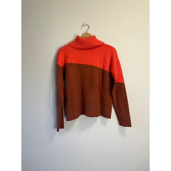 Anthropologie Colorblocked Turtleneck Sweater - Picture 7 of 10